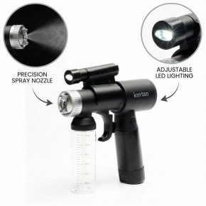 Naked Sun IonTan DualPower Spray Tan Kit with Tanning Tent & Naked Sun Solution Trio – Cordless/AC Handheld Machine, Dark, Violet & Rapid Solutions – Professional At-Home or Mobile Spray Tanning System