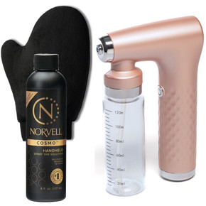 ICON Portable Self Tan Spray Tan Mister with Norvell Spray Tan Solution and Tanning Lotion Mitt