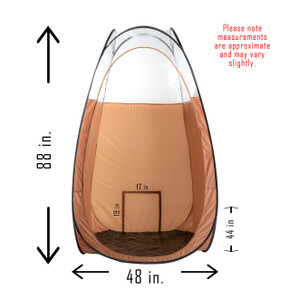 Naked Sun Onyx Spray Tanning Machine with Professional Tanning Gun with Light Kit and Honey Glow Tanning Solution and Brown Tent Bundle (5 Items)