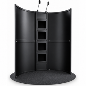 Wave Contour Spray Tan Overspray Extraction Booth