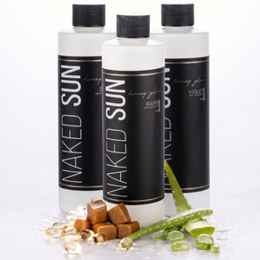 Naked Sun Fascination Spray Tanning Machine with Naked Sun Honey Glow Tanning Solution