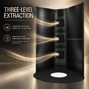 Wave Edge Spray Tan Booth with Onyx System & Naked Sun Honey Glow Trio Bundle