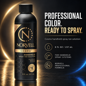 Naked Sun ION Tan Spray Tan Machine DualPower Rechargeable and A/C Power with Norvell Cosmo Tanning Solution