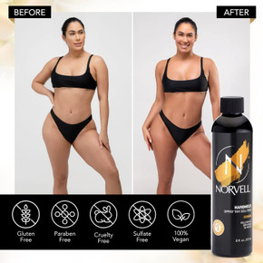 Naked Sun IonTan DualPower Spray Tan Kit with Tanning Tent &  Norvell Tanning Solution– Cordless/AC Handheld Machine, Cosmo Solution – Professional At-Home or Mobile Spray Tanning System