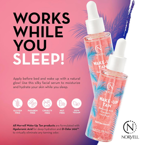 Norvell Tan Wake-Up & Glow Daily Glow Control Self-Tan Drops, 1 oz
