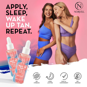 Norvell Tan Wake-Up & Glow Daily Glow Control Self-Tan Drops, 1 oz