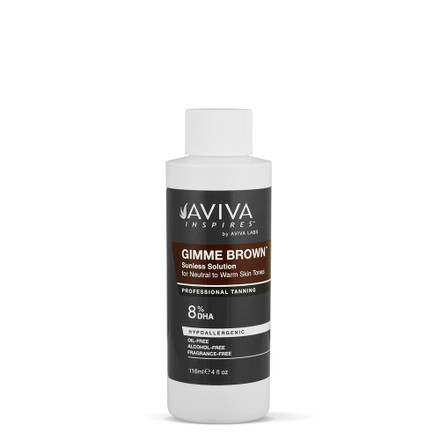 Aviva Inspires 8% Gimme Brown SprayTan Solution Sample