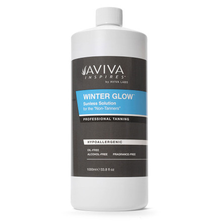 Aviva Inspires Winter Glow Sunless Tan Solution Liter