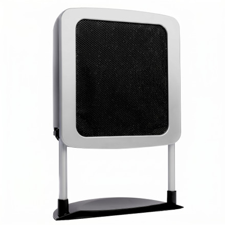 Wave Mini Extraction Fan Portable Spray Tan Overspray Extraction Fan with Washable Filter, Adjustable Height Base, 2 Speeds, Compact Air Purifier for Salon Mobile Home Use