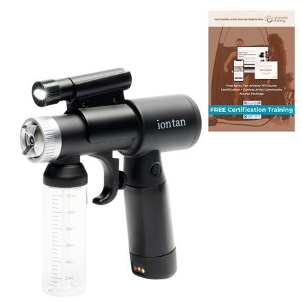 Ion Tan GO Spray Tan Machine Cordless Rechargeable with Brushless Two Speed Motor
