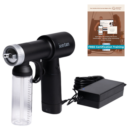 Naked Sun IonTan PRO Sunless Spray Tanning Machine for Salon, Mobile & Home Use