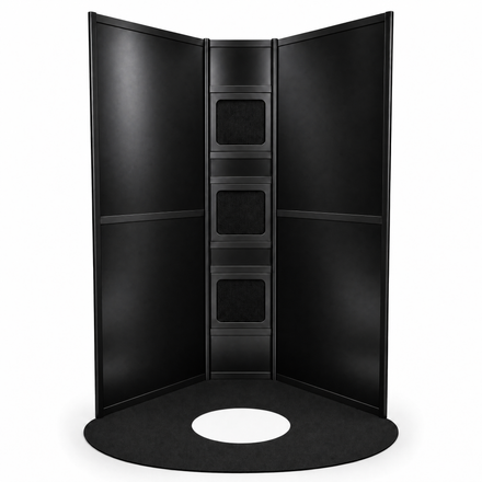 Wave Edge Spray Tan Overspray Extraction Booth
