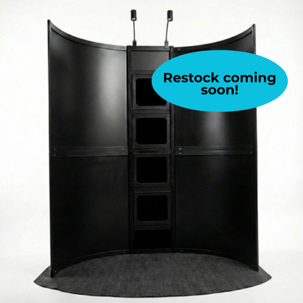 Wave Contour Spray Tan Overspray Extraction Booth