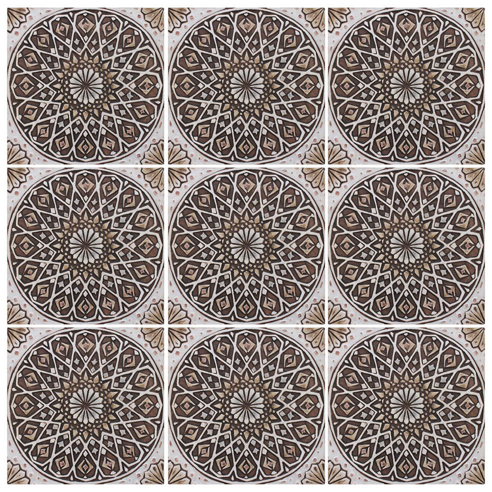 These handmade tiles make wonderful wall decor or outdoor wall art.  Decorative tile handmade in Spain.