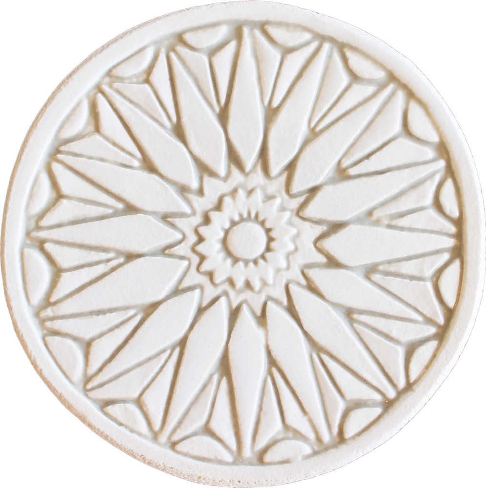 Ceramic wall art circles SET3 Beige Moroccan#3