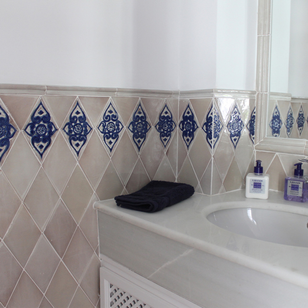 Handmade tiles for kitchens and bathrooms.  Decorative wall tiles handmade in Spain by gvega.