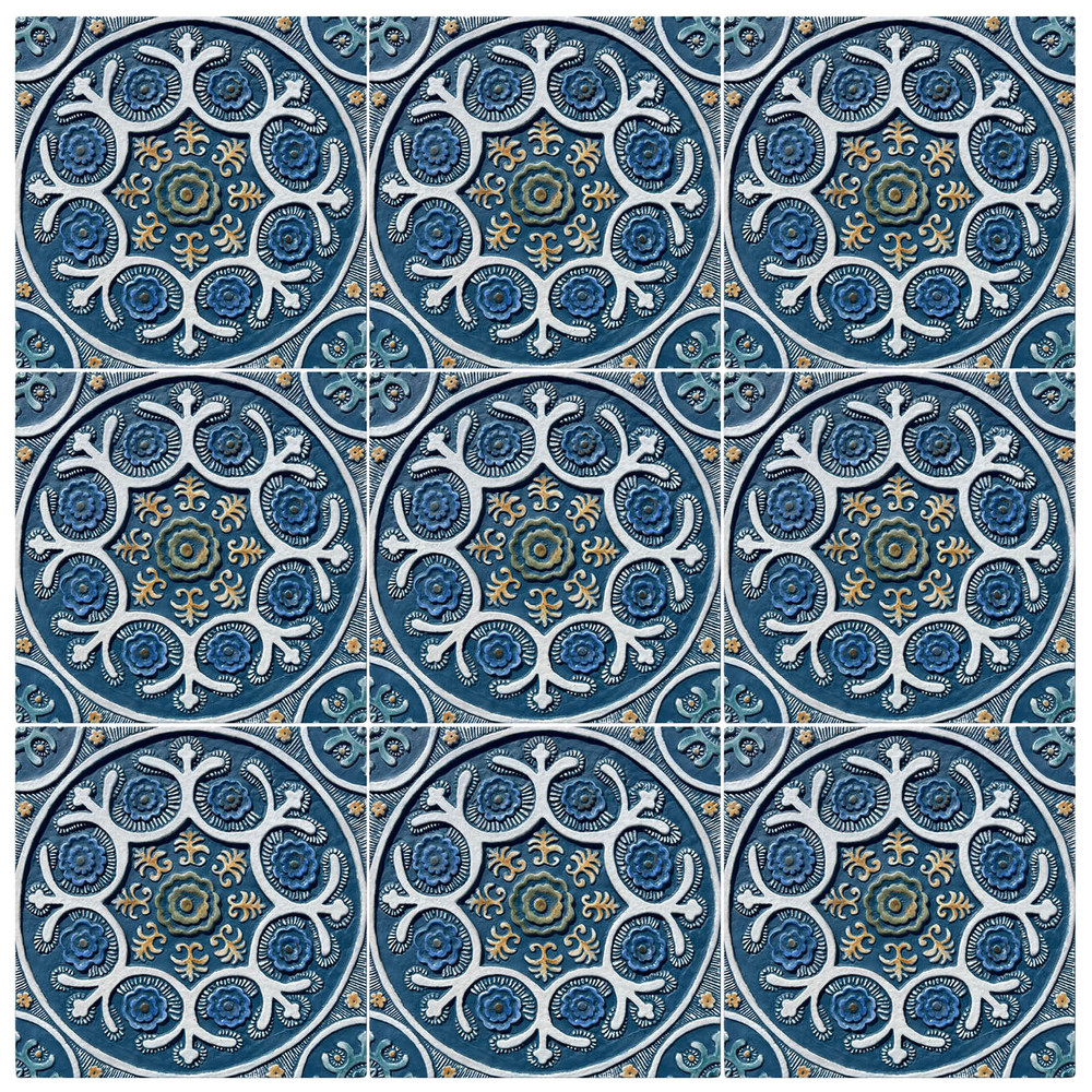 Ceramic tiles for kitchens, bathrooms and wall art. Handmade Spanish tiles.