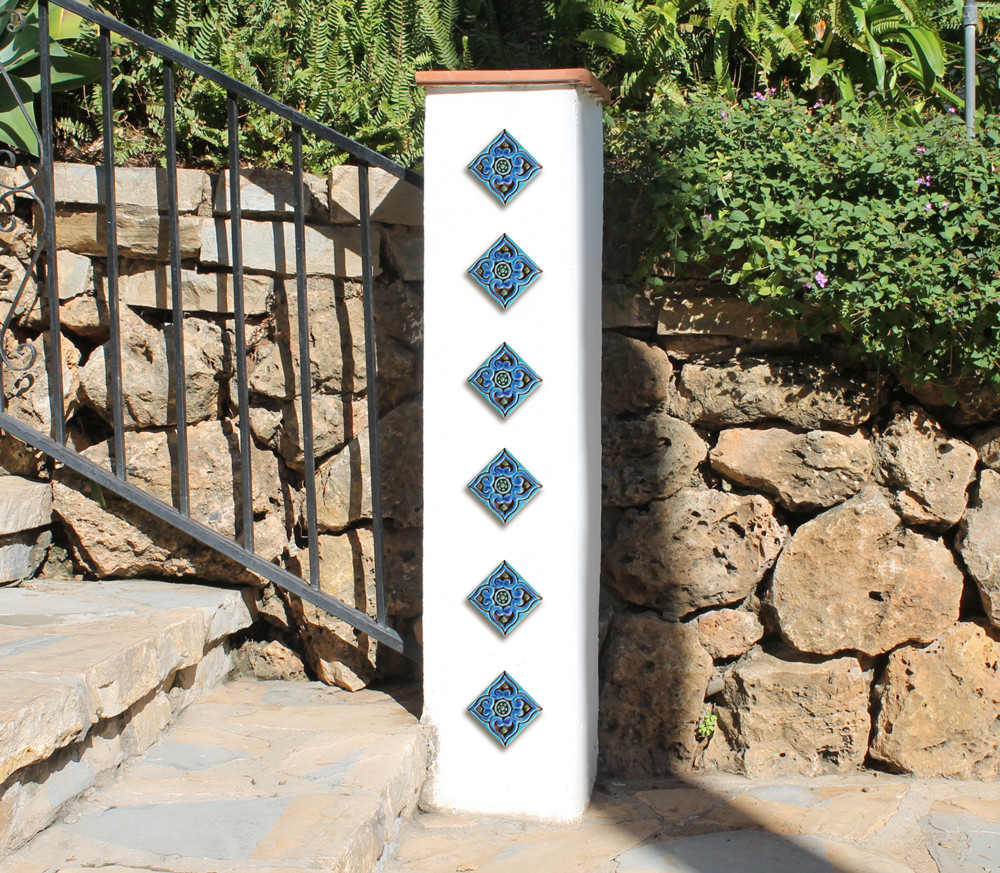 Set of 6 mandala tiles taco 8cm - Handmade tiles by GVEGA Set of 6 mandala tiles taco 8cm - Handmade tiles by GVEGA