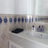 Handmade tiles diamond bathroom #4