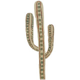 Abstract cactus ceramic wall art.  Outdoor wall art ceramic tile handmade in Spain