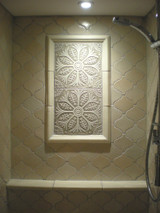 Ceramic mosaic tiles tiles for kitchens, bathrooms and outdoor wall art.  Spanish tiles, handmade in Spain.