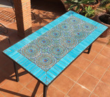 Handmade tile mosaic tabletop 14