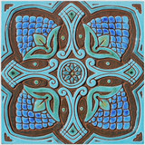 Spanish tile #11 Turquoise