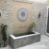 Handmade tile ceramic fountain Suzani #2