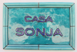 Ceramic house sign