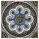 These handmade tiles make outdoor wall art.  Decorative tile handmade in Spain.