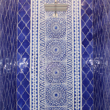 Handmade tiles for kitchens and bathrooms.  Decorative border tiles handmade in Spain
