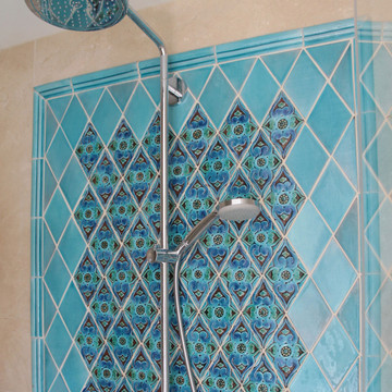 Handmade tiles for kitchens and bathrooms.  Decorative wall tiles handmade in Spain by gvega.