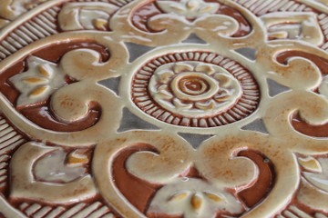 Handmade tile mosaic tabletop 13