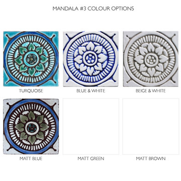 Spanish tile for kitchens, bathrooms and wall decor. Handmade in Spain