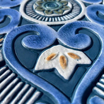 Ceramic tiles for kitchens, bathrooms and wall art. Handmade Spanish tiles.