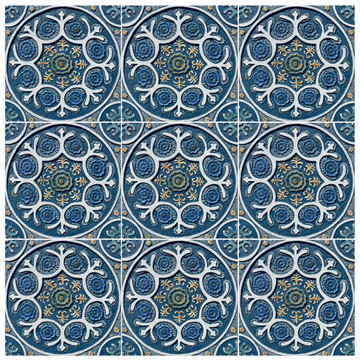 Ceramic tiles for kitchens, bathrooms and wall art. Handmade Spanish tiles.