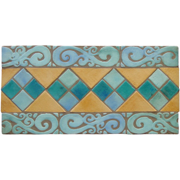 Handmade tile - Estanque & Hiedra