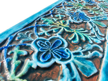 Handmade tile - Mandarin