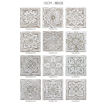 Handmade tile for kitchens, bathrooms and outdoor wall art. Decorative tile handmade in Spain.