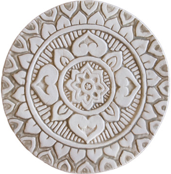 Mandala wall art - deco - beige [21cm/8.2"]