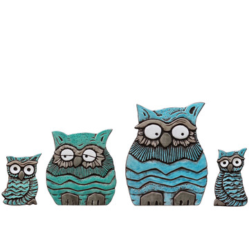 Owl ceramic wall art for kitchens, bathrooms and outdoor wall decor. Our handmade tiles make a beautiful wall art for your home or garden.