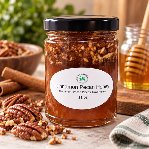 Cinnamon Pecan Honey