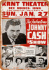 Johnny Cash Show - Metal Sign