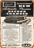 1955 Dual Turntables - Metal Sign