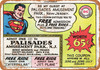 1963 Be Superman's Guest at Palisades Park - Metal Sign
