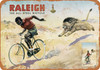 1954 Raleigh Bicycles - Metal Sign