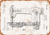 1946 Sewing Machine Patent - Metal Sign