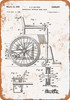 1951 Electric Wheelchair Patent - Metal Sign