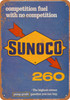 1966 Sunoco 260 Racing Fuel Highest Octane Gasoline - Metal Sign