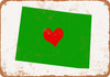 Love Heart Colorado - Metal Sign
